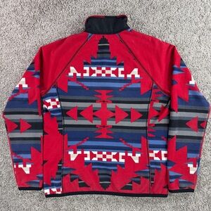 Ralph Lauren LRL Active-Aztec Tribal Southwest Fleece Jacket-Womens Medium *READ